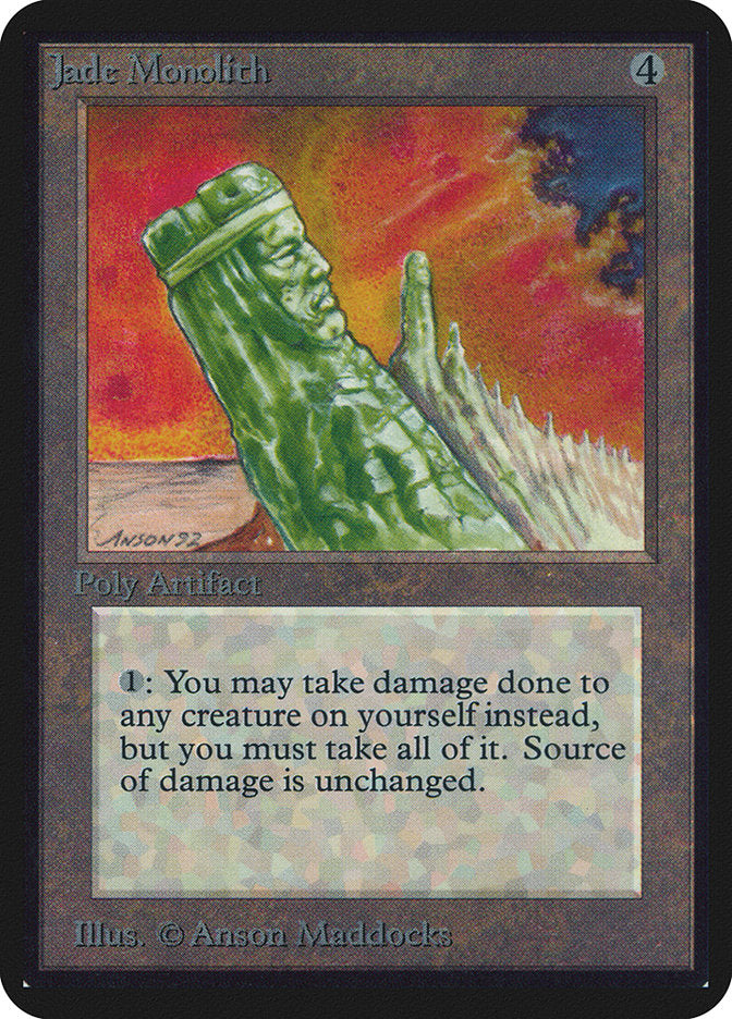 Jade Monolith [Alpha Edition] | Jomio and Rueliete's Cards and Comics