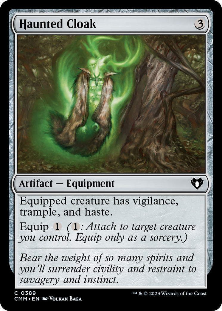 Haunted Cloak [Commander Masters] | Jomio and Rueliete's Cards and Comics