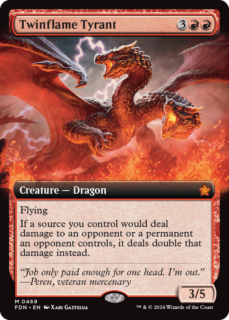 Twinflame Tyrant (Extended Art) [Foundations] | Jomio and Rueliete's Cards and Comics