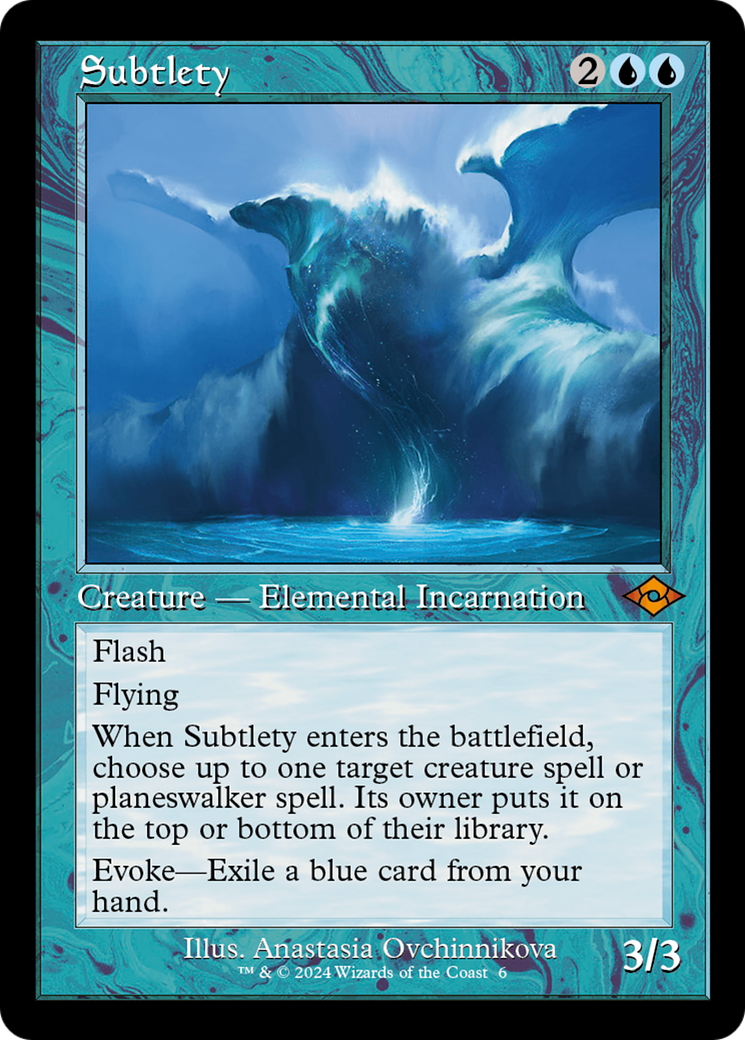 Subtlety (Retro) [Modern Horizons 2] | Jomio and Rueliete's Cards and Comics