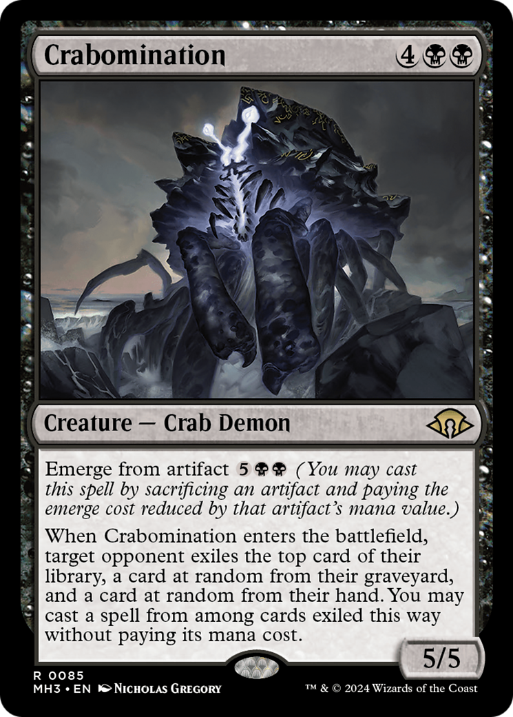 Crabomination [Modern Horizons 3] | Jomio and Rueliete's Cards and Comics