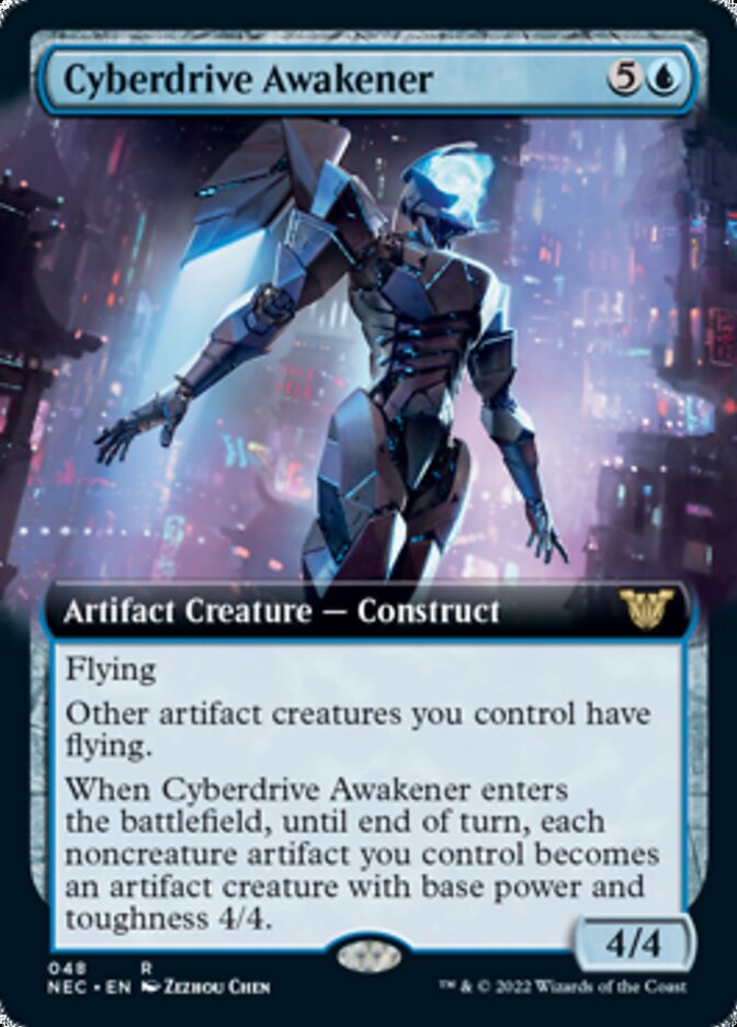 Cyberdrive Awakener (Extended Art) [Kamigawa: Neon Dynasty Commander] | Jomio and Rueliete's Cards and Comics