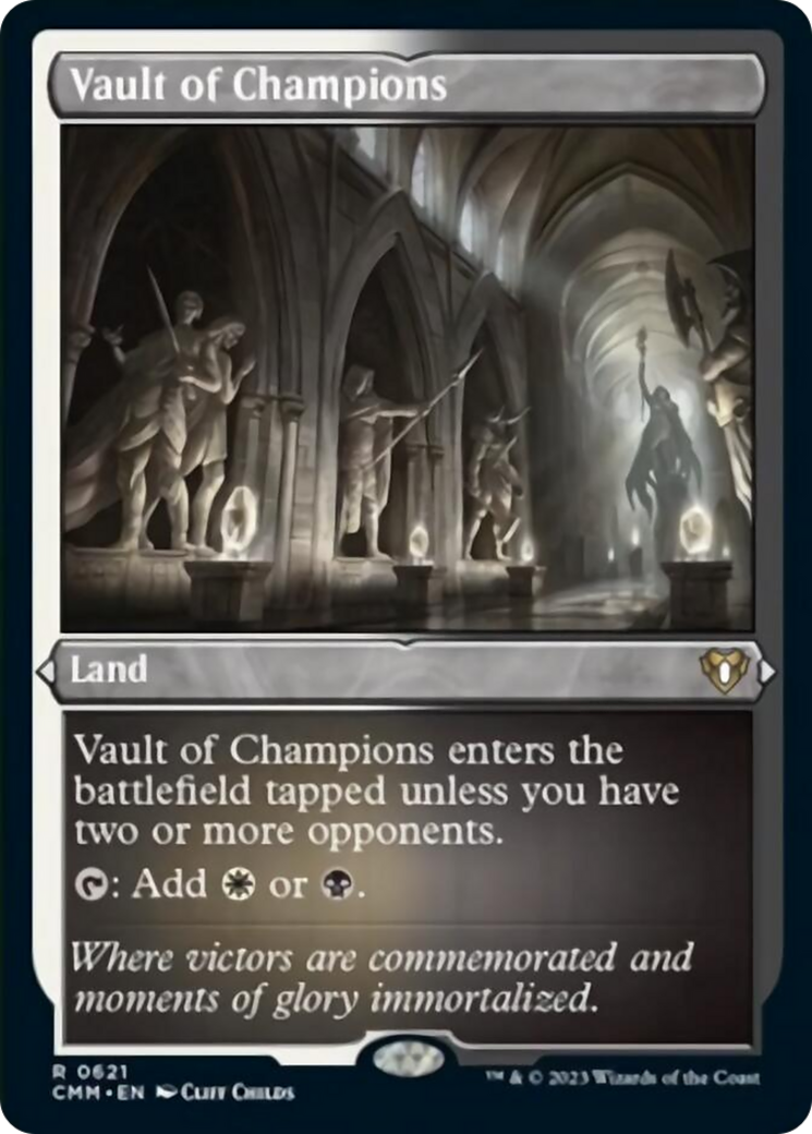 Vault of Champions (Foil Etched) [Commander Masters] | Jomio and Rueliete's Cards and Comics