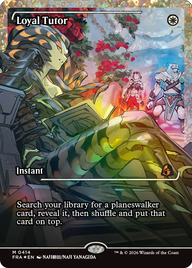 Loyal Tutor (Showcase) (Fracture Foil) [Reality Fracture] | Jomio and Rueliete's Cards and Comics