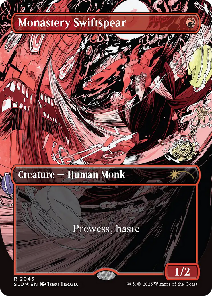 Monastery Swiftspear (2043) (Raised Foil) [Secret Lair Drop Series] | Jomio and Rueliete's Cards and Comics