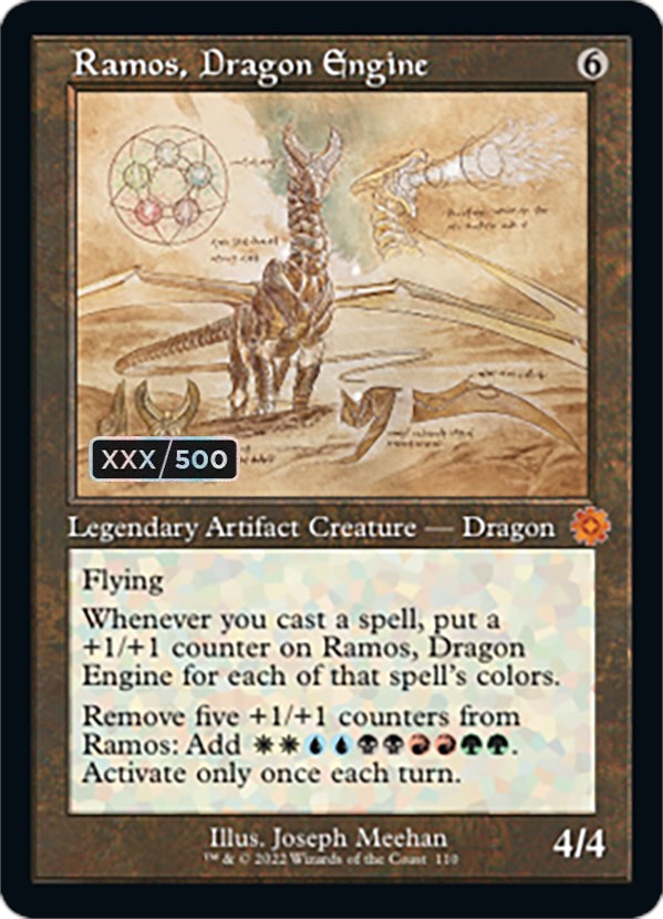 Ramos, Dragon Engine (Retro Schematic) (Serialized) [The Brothers' War Retro Artifacts] | Jomio and Rueliete's Cards and Comics