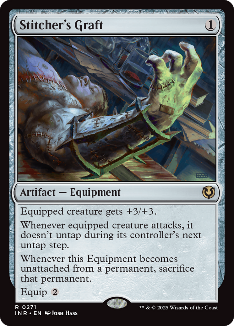 Stitcher's Graft [Innistrad Remastered] | Jomio and Rueliete's Cards and Comics