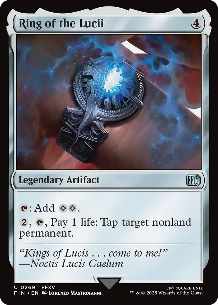 Ring of the Lucii [FINAL FANTASY] | Jomio and Rueliete's Cards and Comics