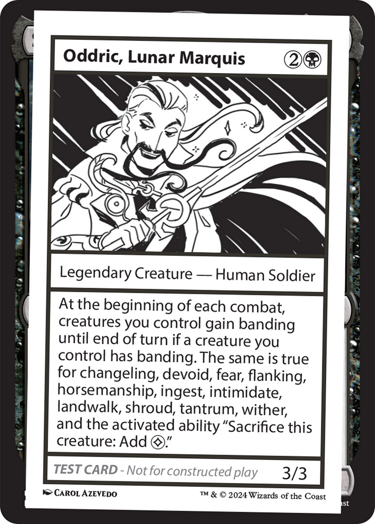 Oddric, Lunar Marquis [Mystery Booster 2 Playtest Cards] | Jomio and Rueliete's Cards and Comics
