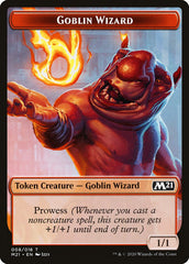 Construct // Goblin Wizard Double-Sided Token [Core Set 2021 Tokens] | Jomio and Rueliete's Cards and Comics