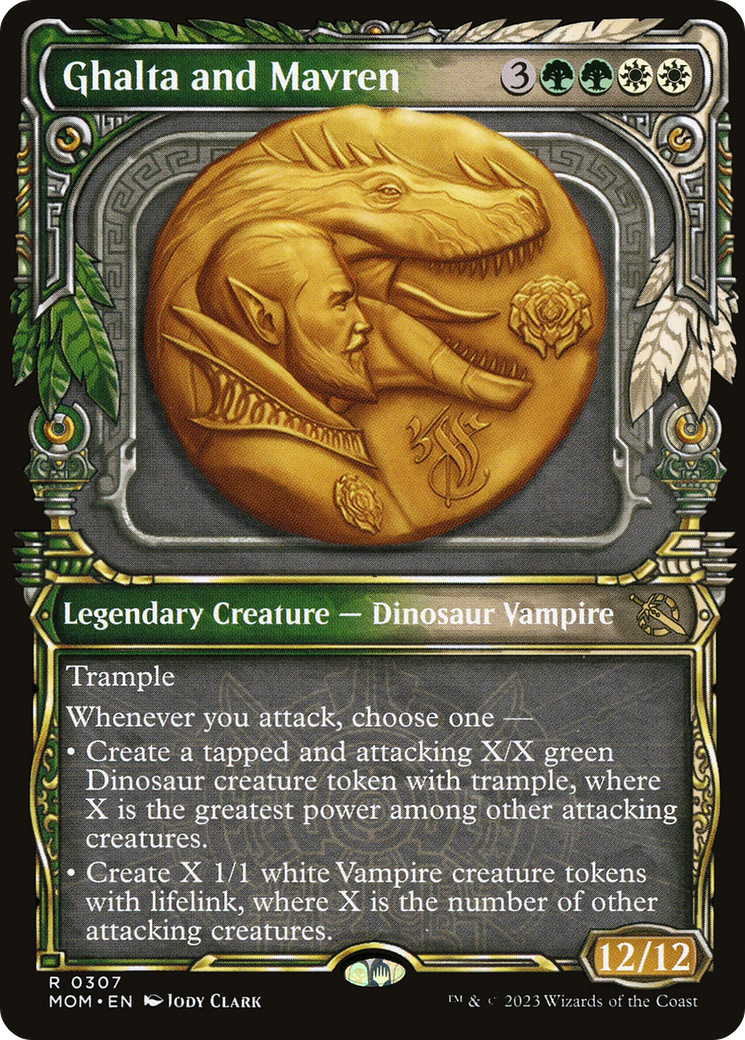Ghalta and Mavren (Showcase Planar Booster Fun) [March of the Machine] | Jomio and Rueliete's Cards and Comics