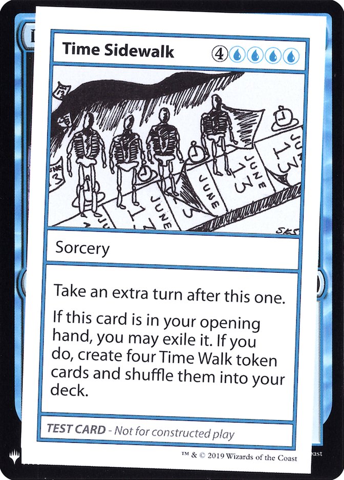 Time Sidewalk [Mystery Booster Playtest Cards] | Jomio and Rueliete's Cards and Comics