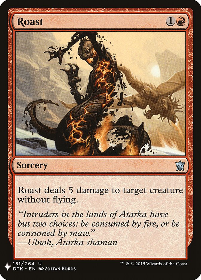 Roast [Mystery Booster] | Jomio and Rueliete's Cards and Comics