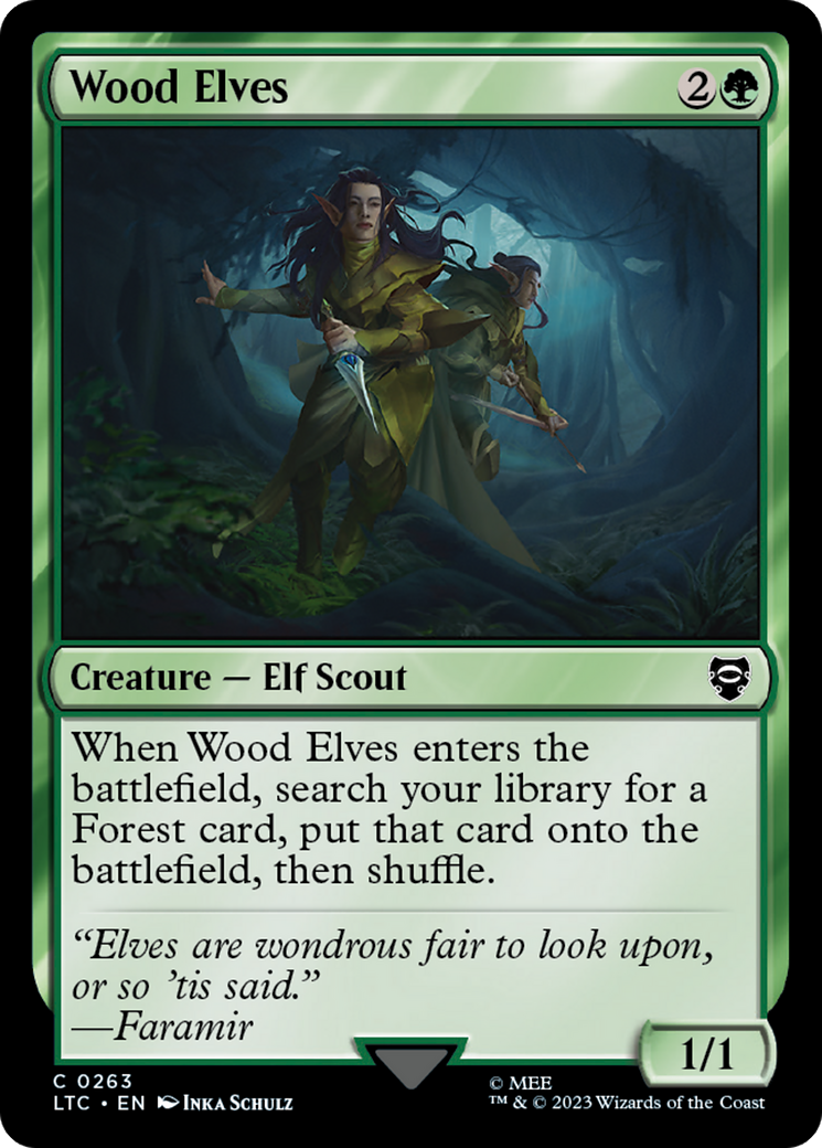 Wood Elves [The Lord of the Rings: Tales of Middle-Earth Commander] | Jomio and Rueliete's Cards and Comics