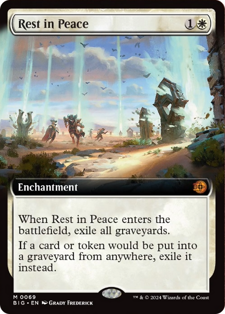 Rest in Peace (Extended Art) [Outlaws of Thunder Junction: The Big Score] | Jomio and Rueliete's Cards and Comics