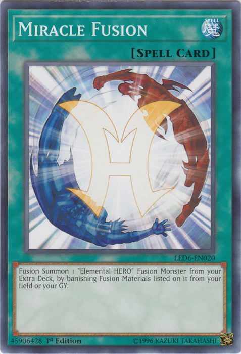 Miracle Fusion [LED6-EN020] Common | Jomio and Rueliete's Cards and Comics