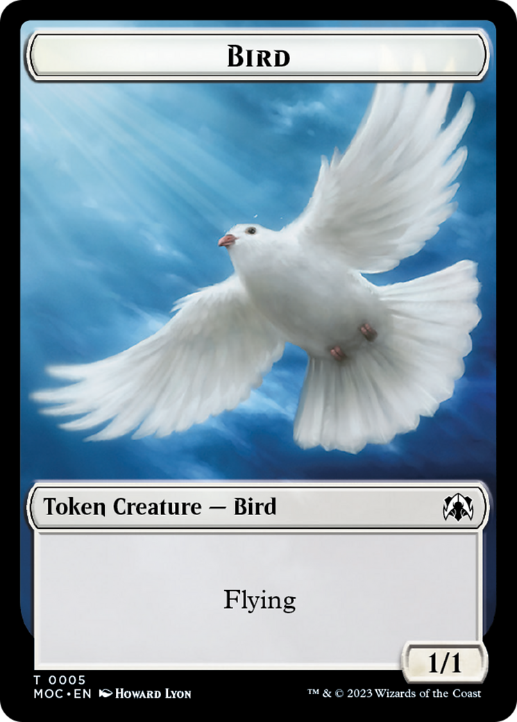 Bird // Kobolds of Kher Keep Double-Sided Token [March of the Machine Commander Tokens] | Jomio and Rueliete's Cards and Comics