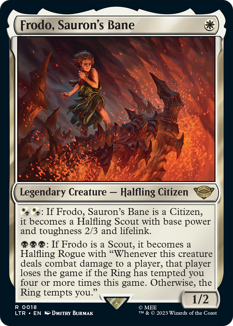 Frodo, Sauron's Bane [The Lord of the Rings: Tales of Middle-Earth] | Jomio and Rueliete's Cards and Comics