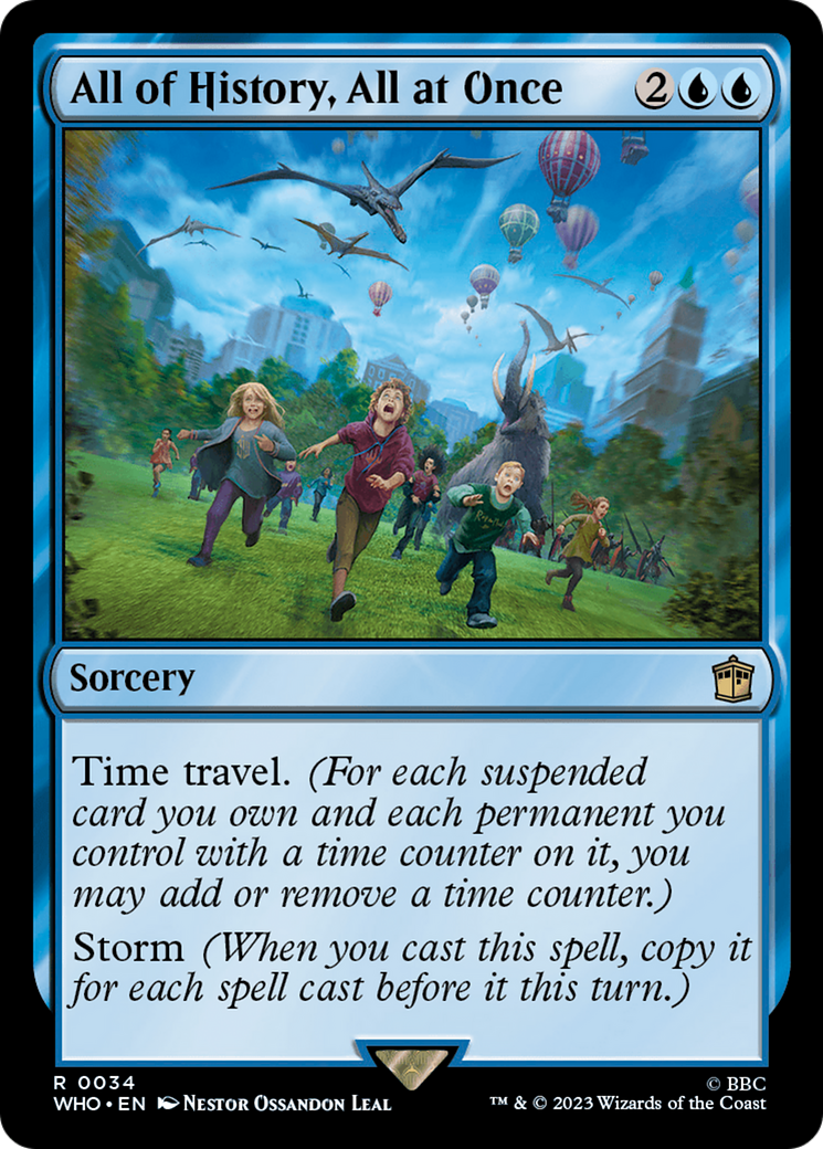 All of History, All at Once [Doctor Who] | Jomio and Rueliete's Cards and Comics