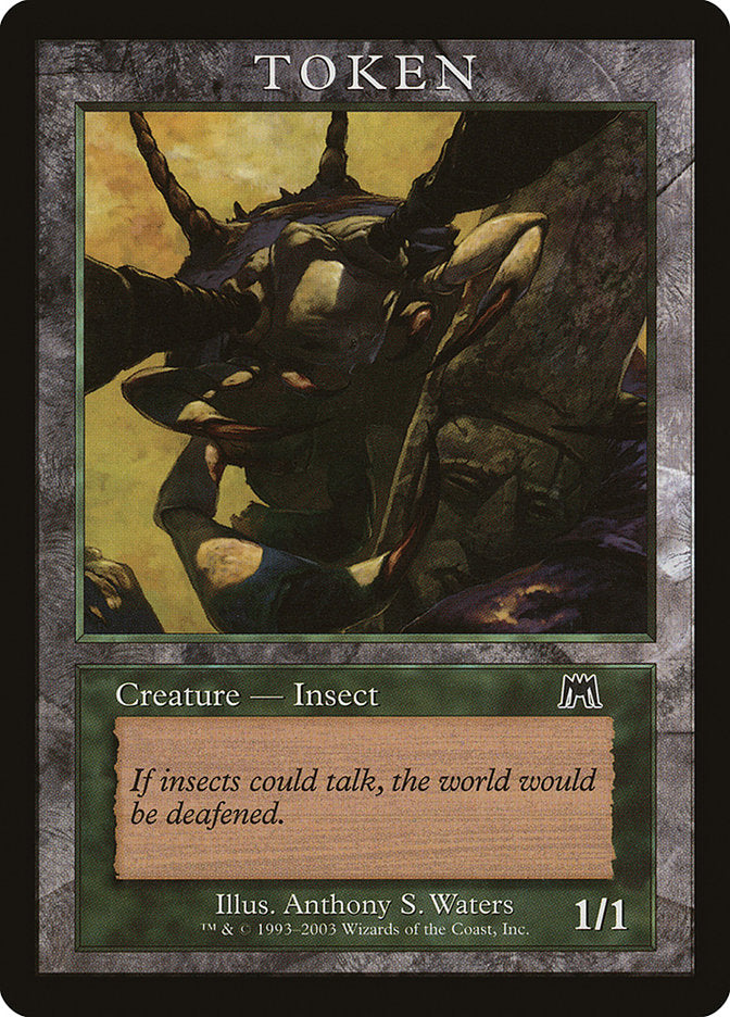 Insect Token [Magic Player Rewards 2003] | Jomio and Rueliete's Cards and Comics