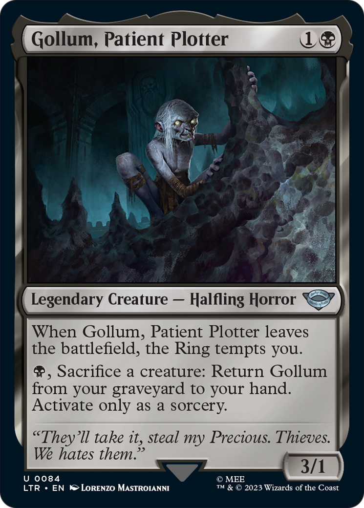 Gollum, Patient Plotter [The Lord of the Rings: Tales of Middle-Earth] | Jomio and Rueliete's Cards and Comics