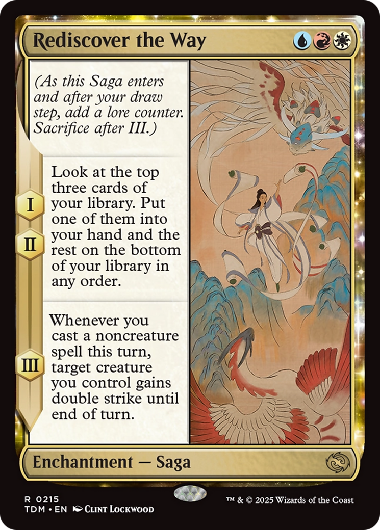 Rediscover the Way [Tarkir: Dragonstorm] | Jomio and Rueliete's Cards and Comics