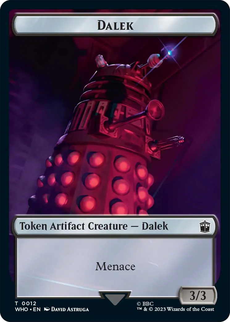 Dalek Token [Doctor Who Tokens] | Jomio and Rueliete's Cards and Comics