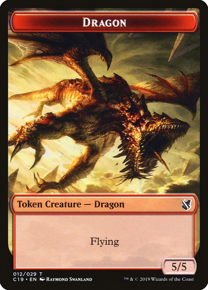 Dragon Token [Commander 2019 Tokens] | Jomio and Rueliete's Cards and Comics