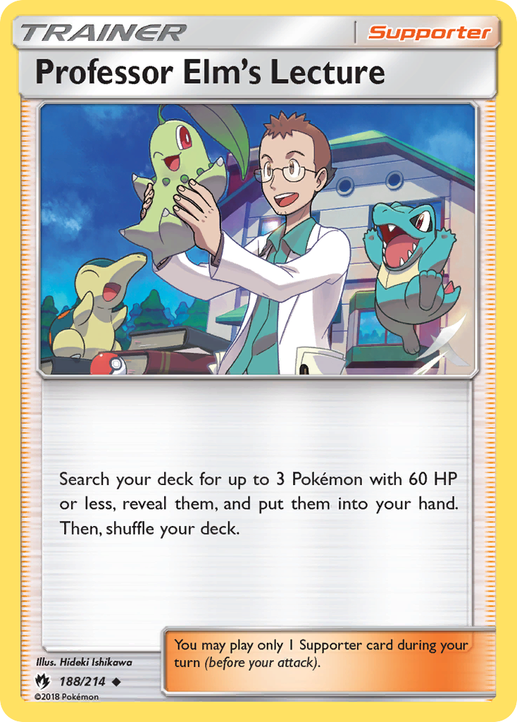 Professor Elm's Lecture (188/214) [Sun & Moon: Lost Thunder] | Jomio and Rueliete's Cards and Comics