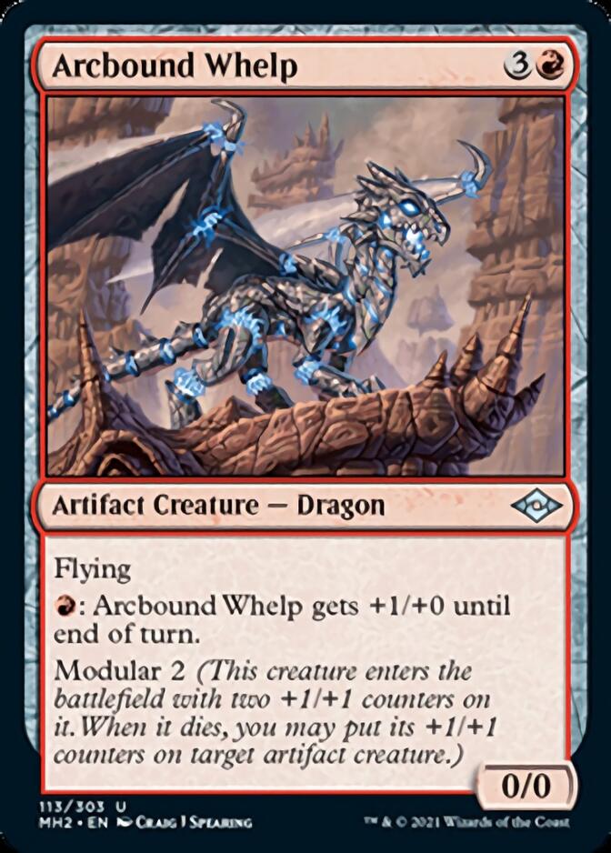 Arcbound Whelp [Modern Horizons 2] | Jomio and Rueliete's Cards and Comics