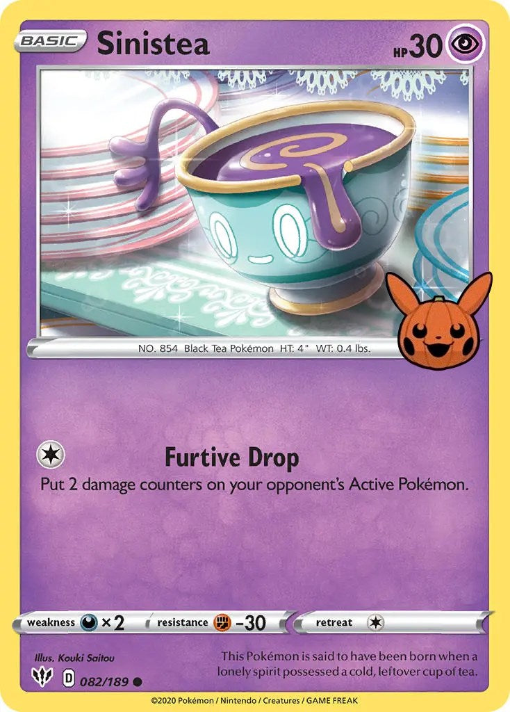 Sinistea (082/189) [Trick or Trade] | Jomio and Rueliete's Cards and Comics
