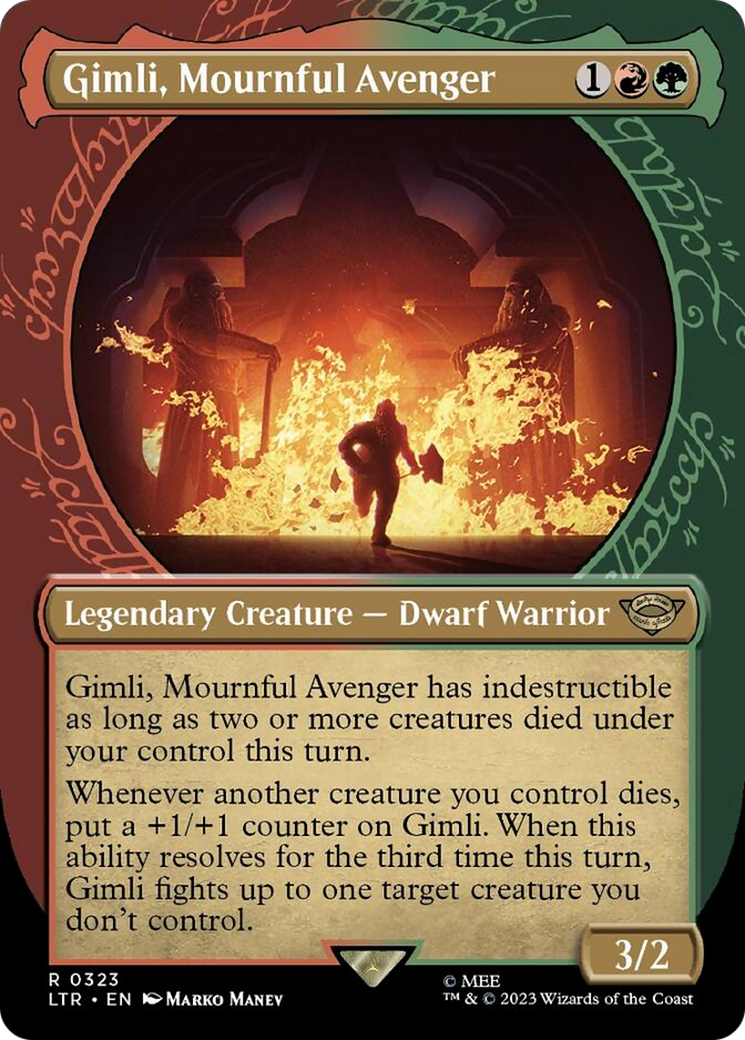 Gimli, Mournful Avenger (Showcase Ring Frame) [The Lord of the Rings: Tales of Middle-Earth] | Jomio and Rueliete's Cards and Comics