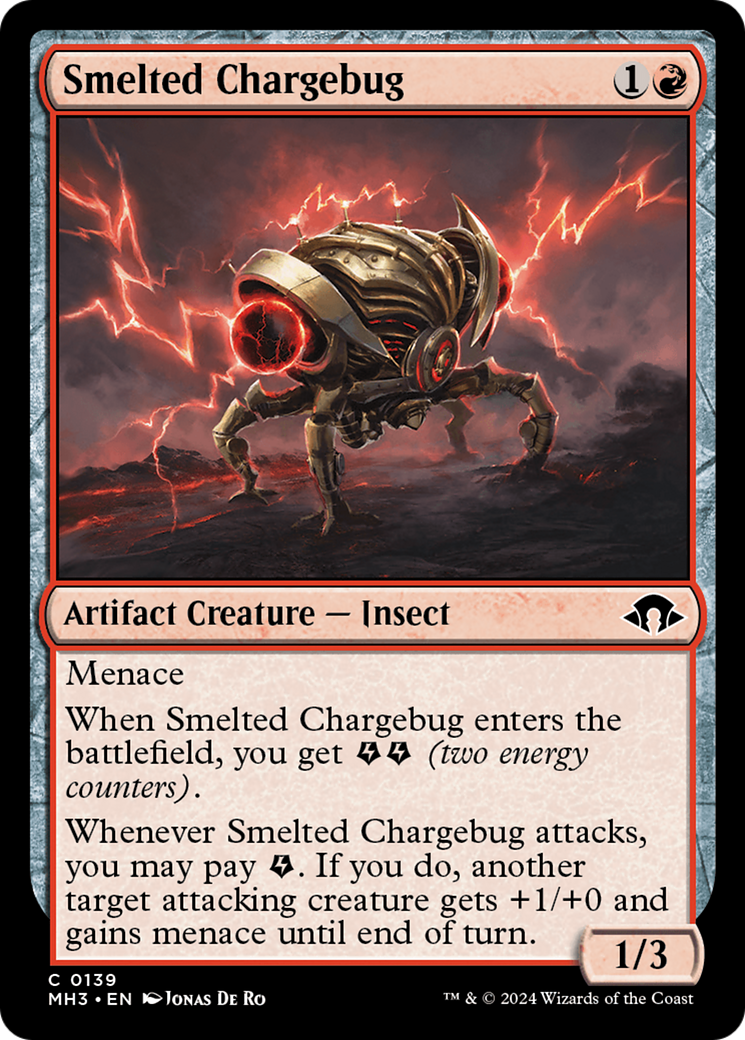 Smelted Chargebug [Modern Horizons 3] | Jomio and Rueliete's Cards and Comics