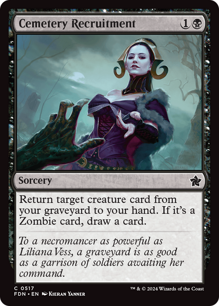 Cemetery Recruitment [Foundations] | Jomio and Rueliete's Cards and Comics