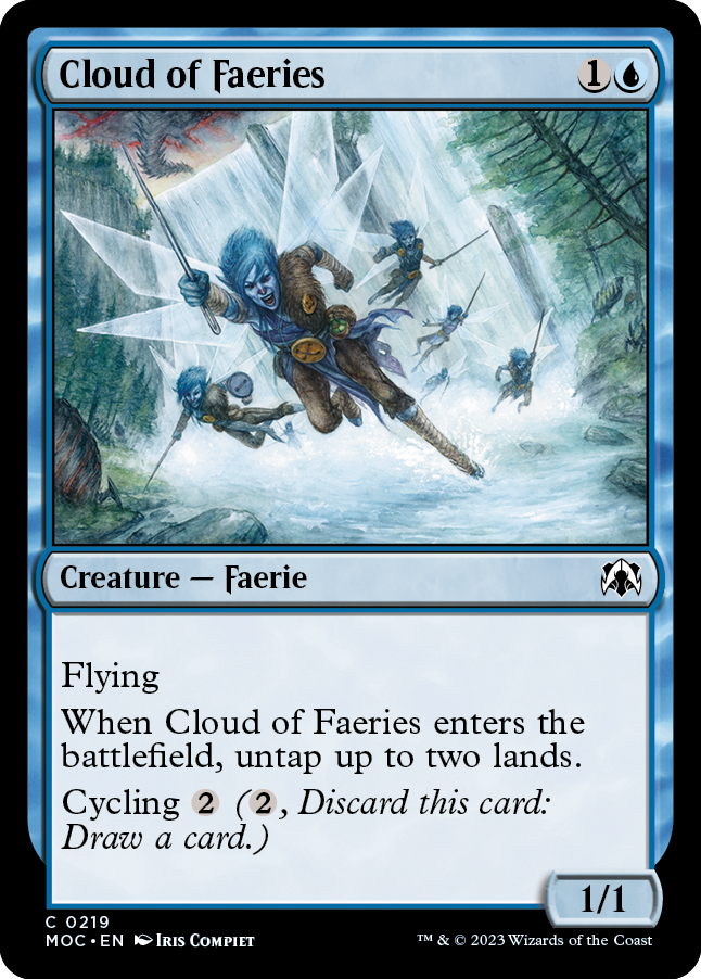 Cloud of Faeries [March of the Machine Commander] | Jomio and Rueliete's Cards and Comics
