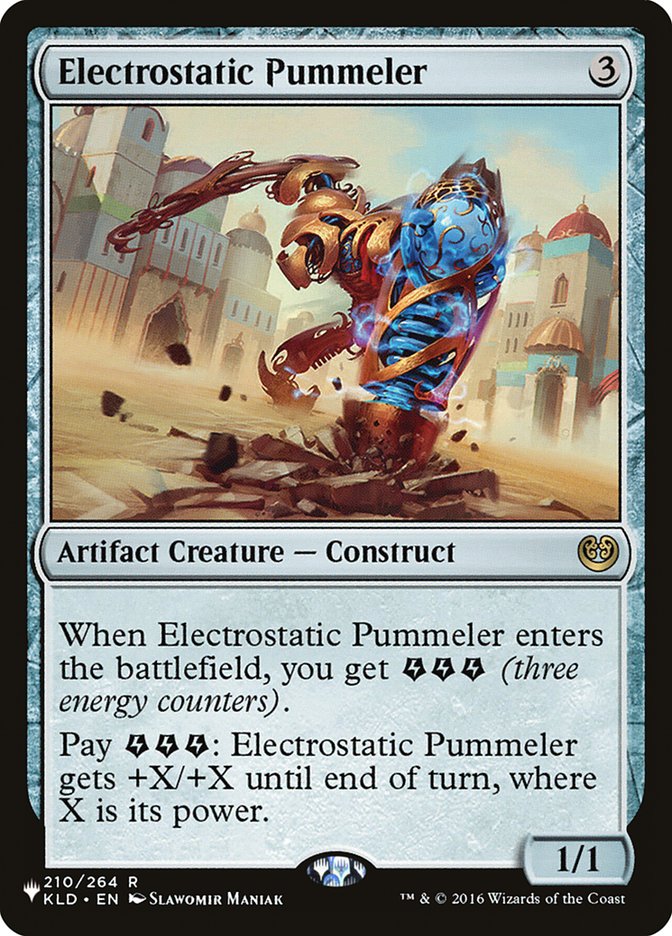 Electrostatic Pummeler [The List] | Jomio and Rueliete's Cards and Comics