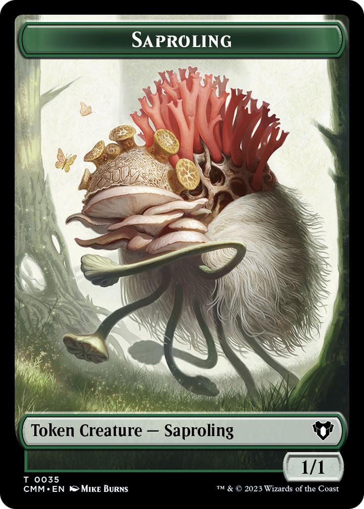 Saproling Token [Commander Masters Tokens] | Jomio and Rueliete's Cards and Comics