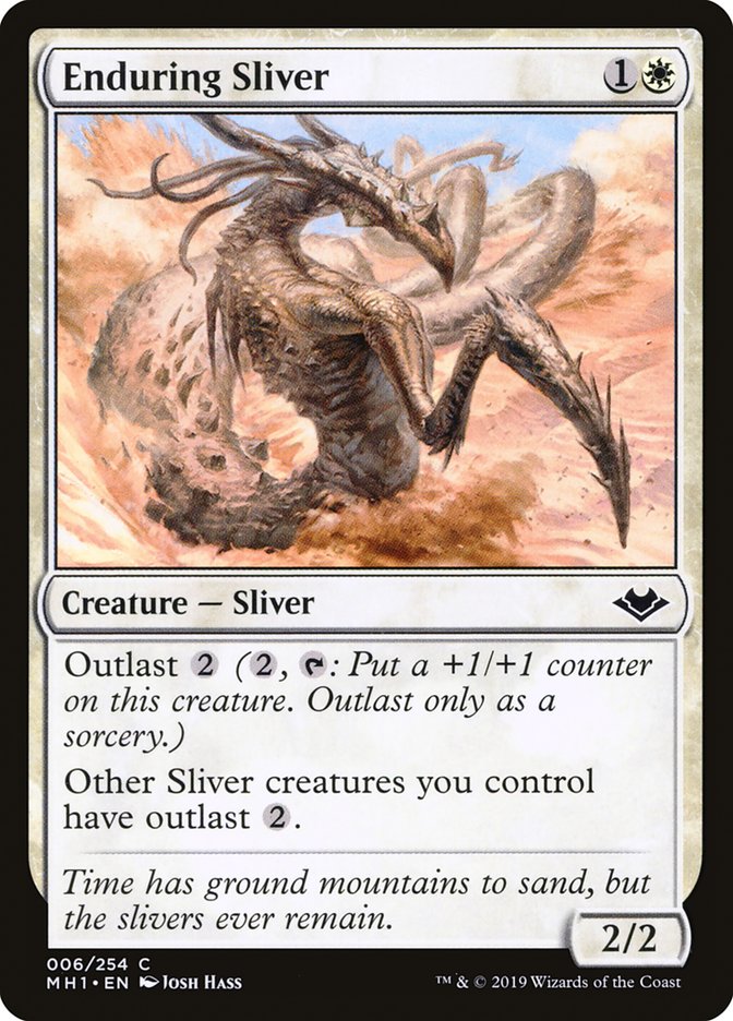 Enduring Sliver [Modern Horizons] | Jomio and Rueliete's Cards and Comics
