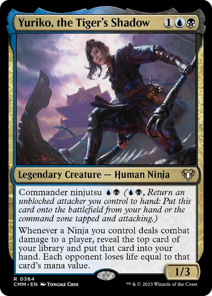 Yuriko, the Tiger's Shadow [Commander Masters] | Jomio and Rueliete's Cards and Comics