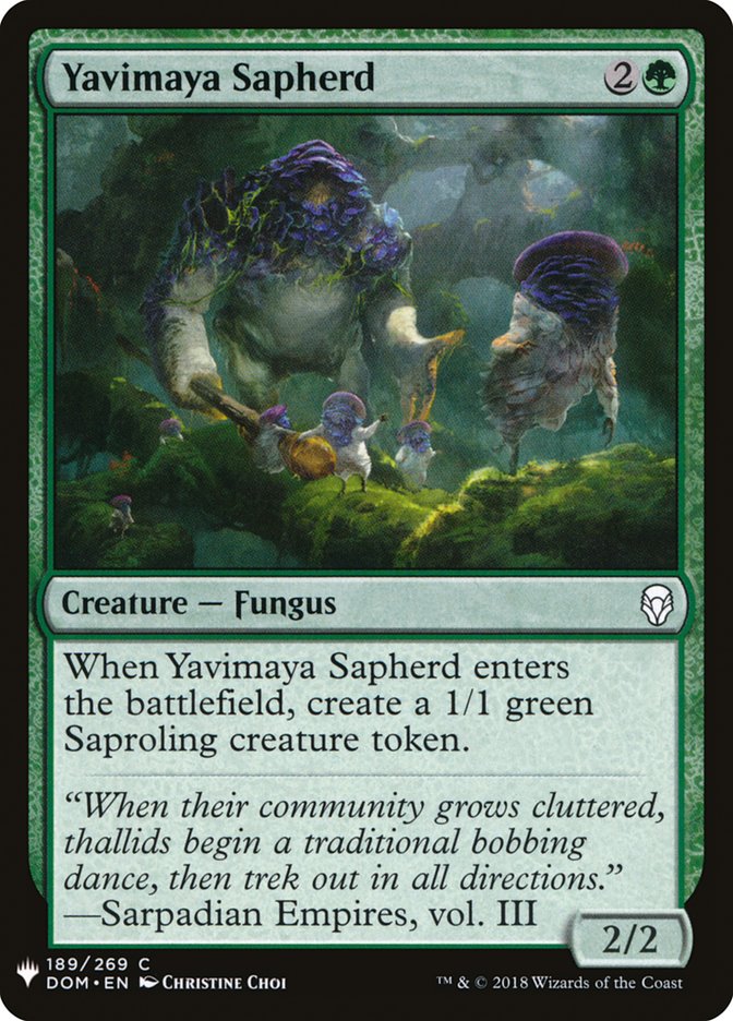 Yavimaya Sapherd [Mystery Booster] | Jomio and Rueliete's Cards and Comics