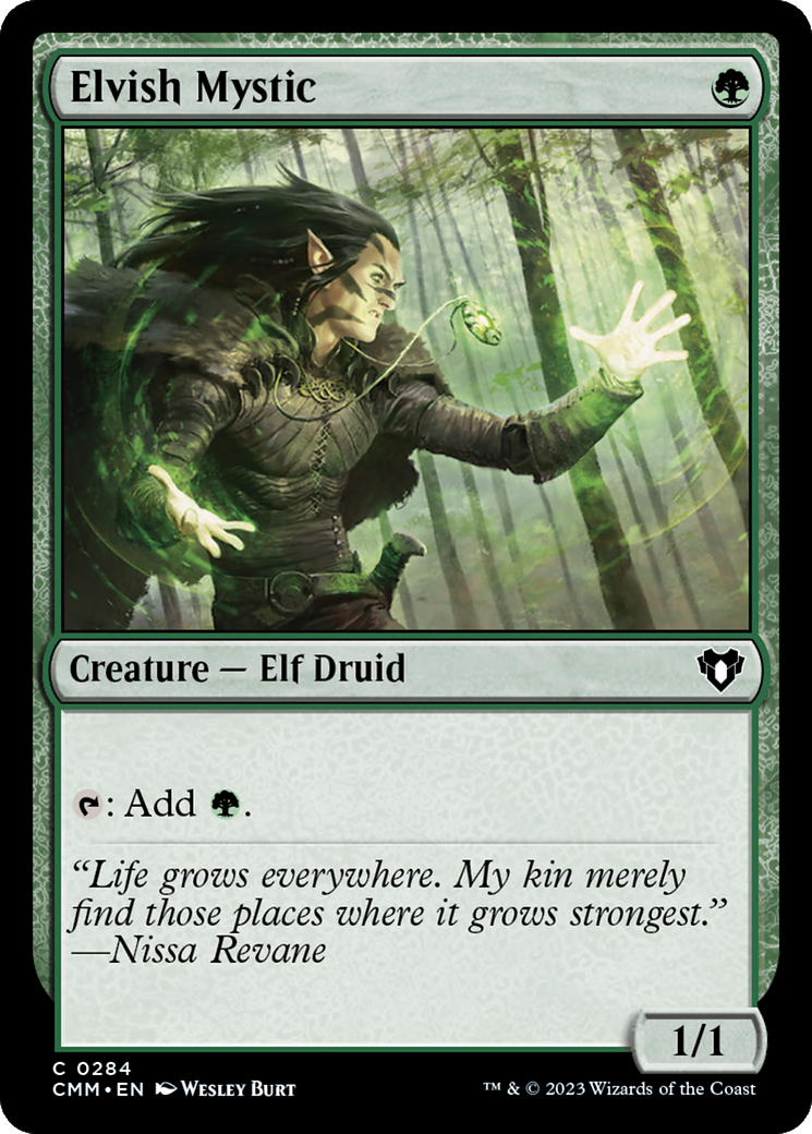 Elvish Mystic [Commander Masters] | Jomio and Rueliete's Cards and Comics