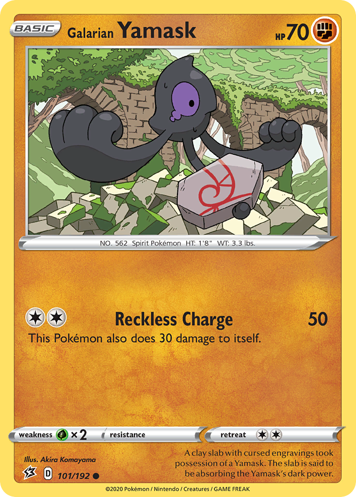 Galarian Yamask (101/192) [Sword & Shield: Rebel Clash] | Jomio and Rueliete's Cards and Comics