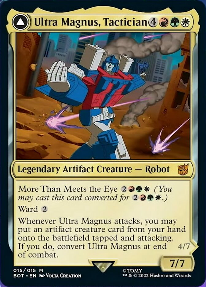 Ultra Magnus, Tactician // Ultra Magnus, Armored Carrier [Transformers] | Jomio and Rueliete's Cards and Comics
