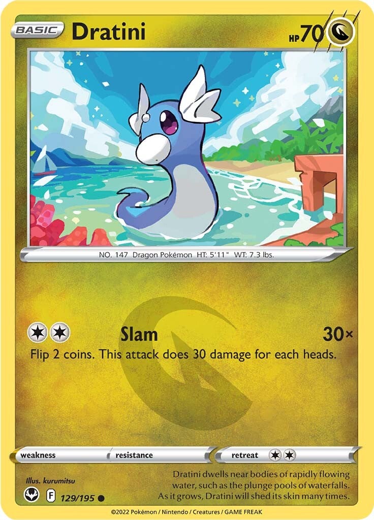 Dratini (129/195) [Sword & Shield: Silver Tempest] | Jomio and Rueliete's Cards and Comics