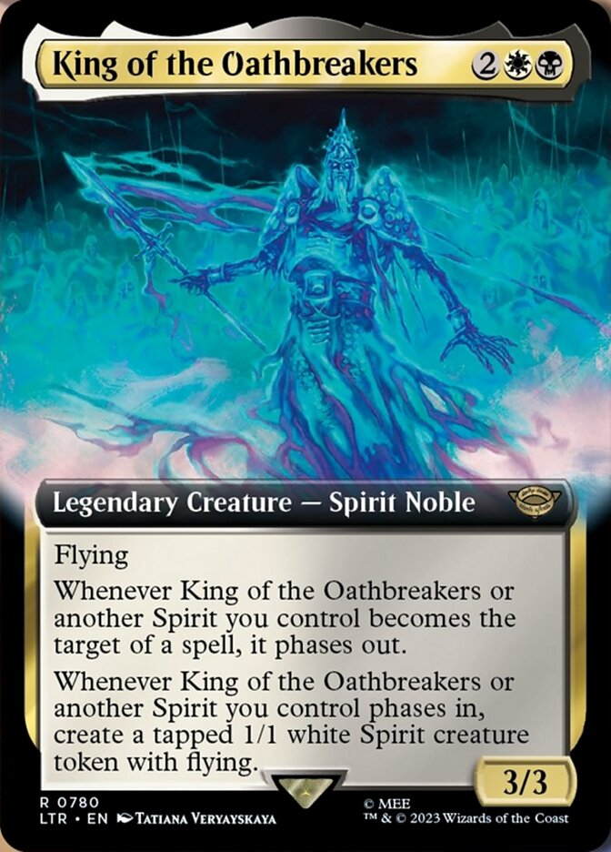King of the Oathbreakers (Extended Art) (Surge Foil) [The Lord of the Rings: Tales of Middle-Earth] | Jomio and Rueliete's Cards and Comics