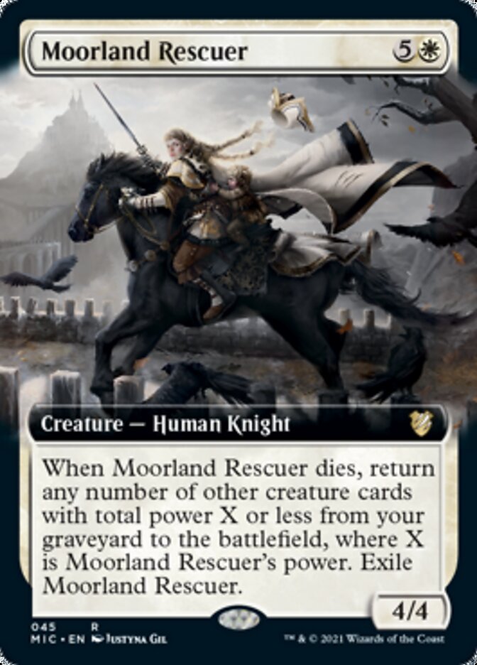 Moorland Rescuer (Extended Art) [Innistrad: Midnight Hunt Commander] | Jomio and Rueliete's Cards and Comics