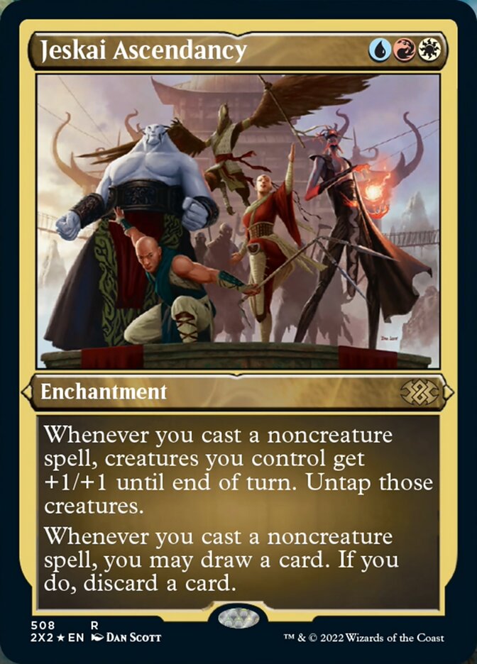 Jeskai Ascendancy (Foil Etched) [Double Masters 2022] | Jomio and Rueliete's Cards and Comics