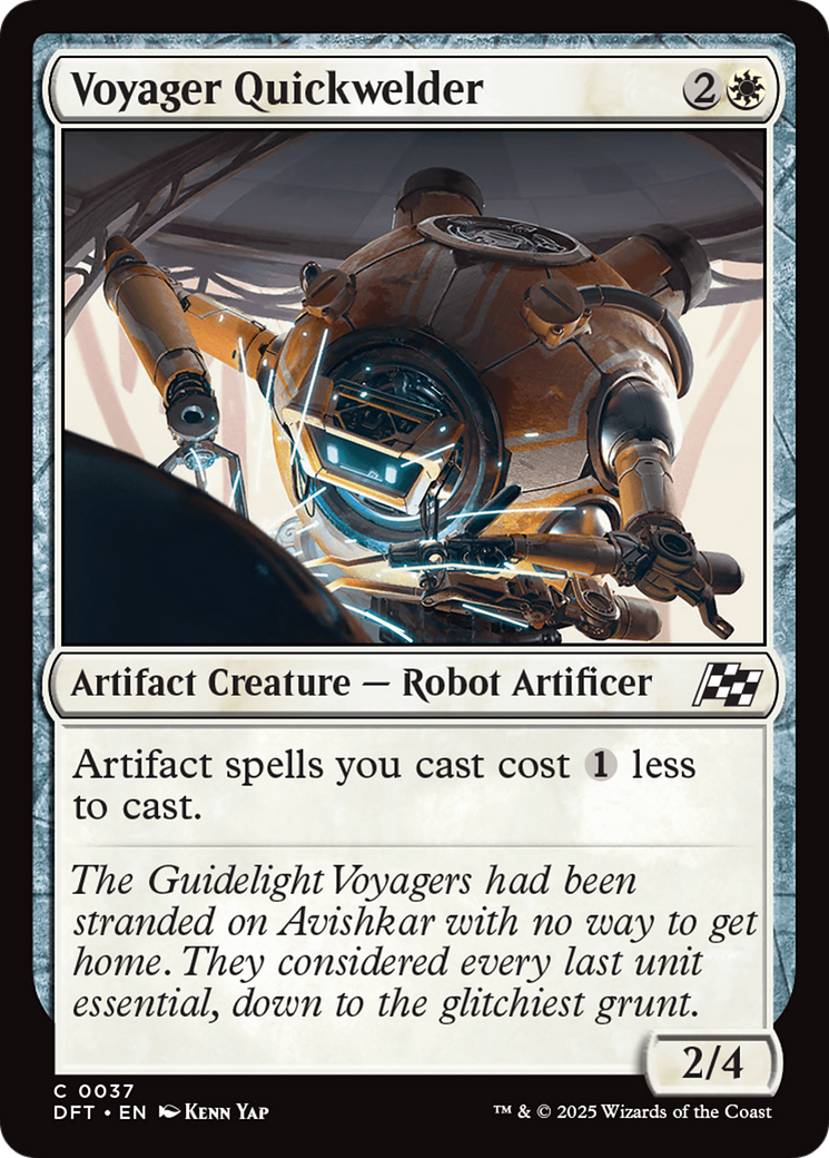 Voyager Quickwelder [Aetherdrift] | Jomio and Rueliete's Cards and Comics
