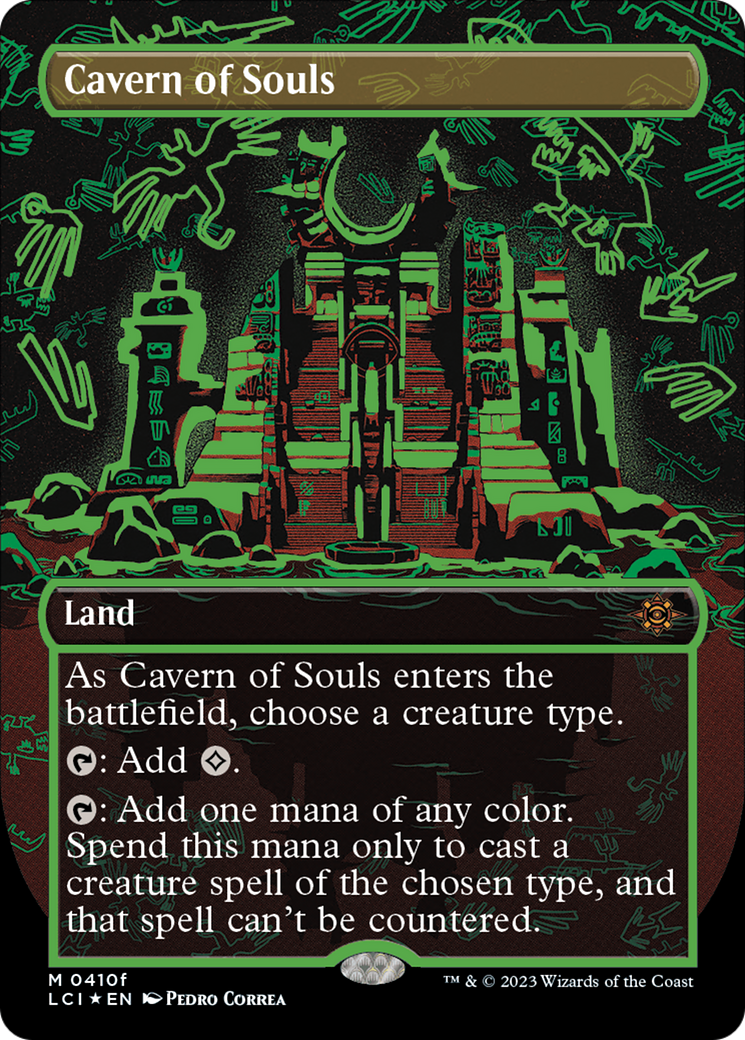 Cavern of Souls (0410f) (Borderless) [The Lost Caverns of Ixalan] | Jomio and Rueliete's Cards and Comics