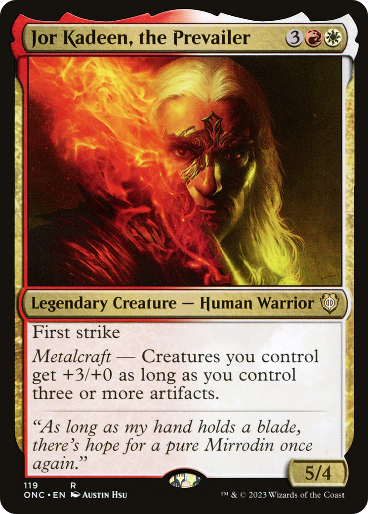 Jor Kadeen, the Prevailer [Phyrexia: All Will Be One Commander] | Jomio and Rueliete's Cards and Comics